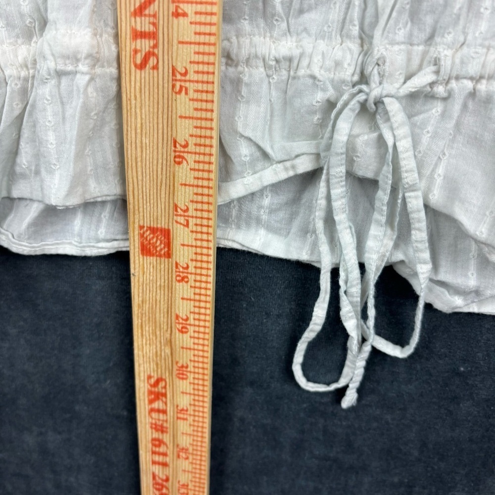 Ruff Hewn White Hooded Short Sleeve Swim cover-up in L - Picture 8 of 8